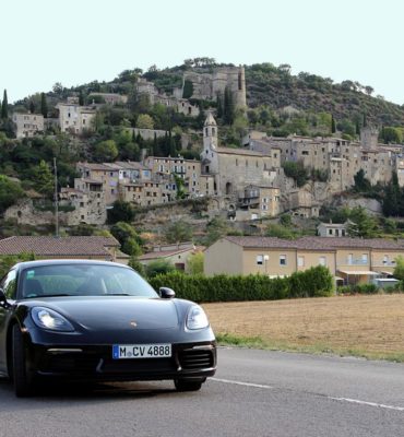 Frankreich–Schweiz-Roadtrip Porsche 718 Cayman